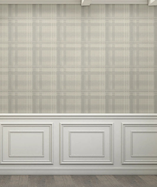 Cream Tartan Wallpaper