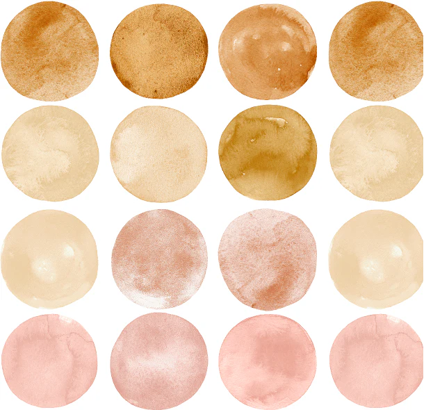 Boho Watercolor Wall Dots