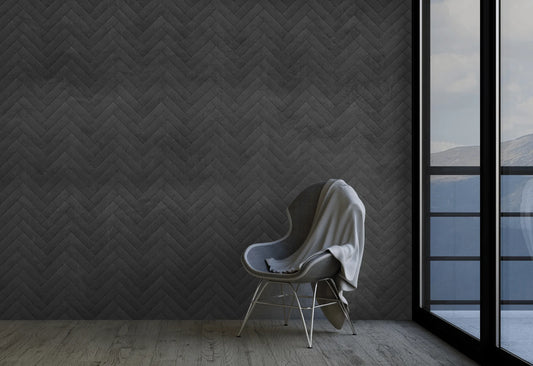 Black Wallpaper, Peel & Stick and Removable