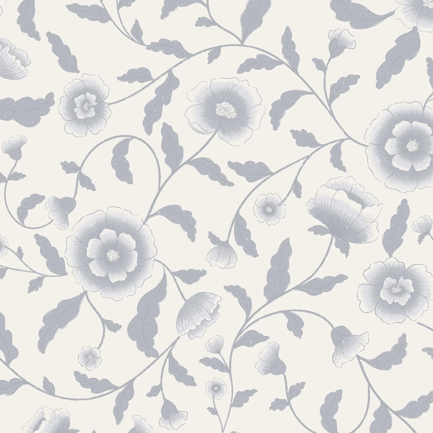 Blue Blossom Peel and Stick Wallpaper
