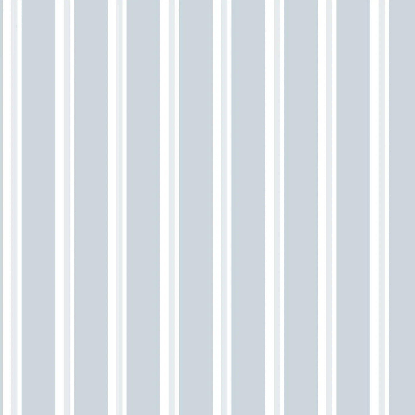 Blue Stripe Peel and Stick Wallpaper