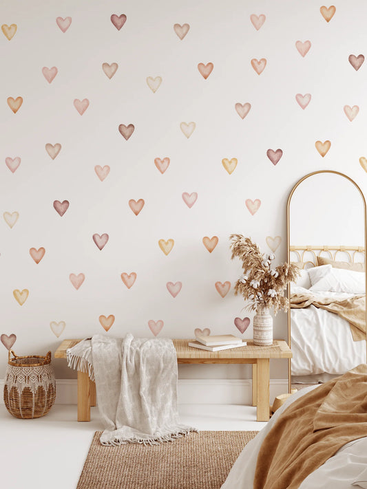 Boho Heart Wall Stickers