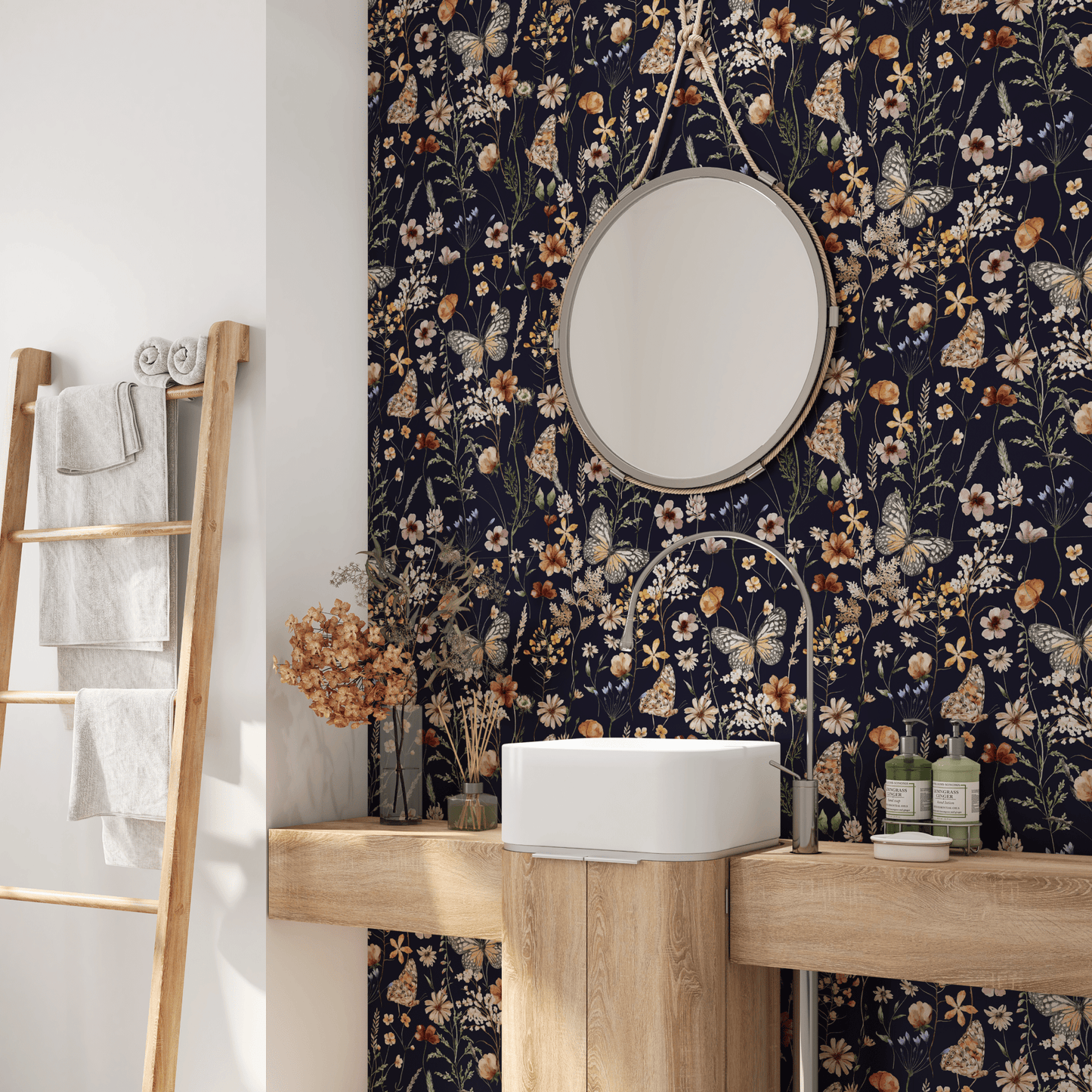 Butterfly Peel and Stick Wallpaper
