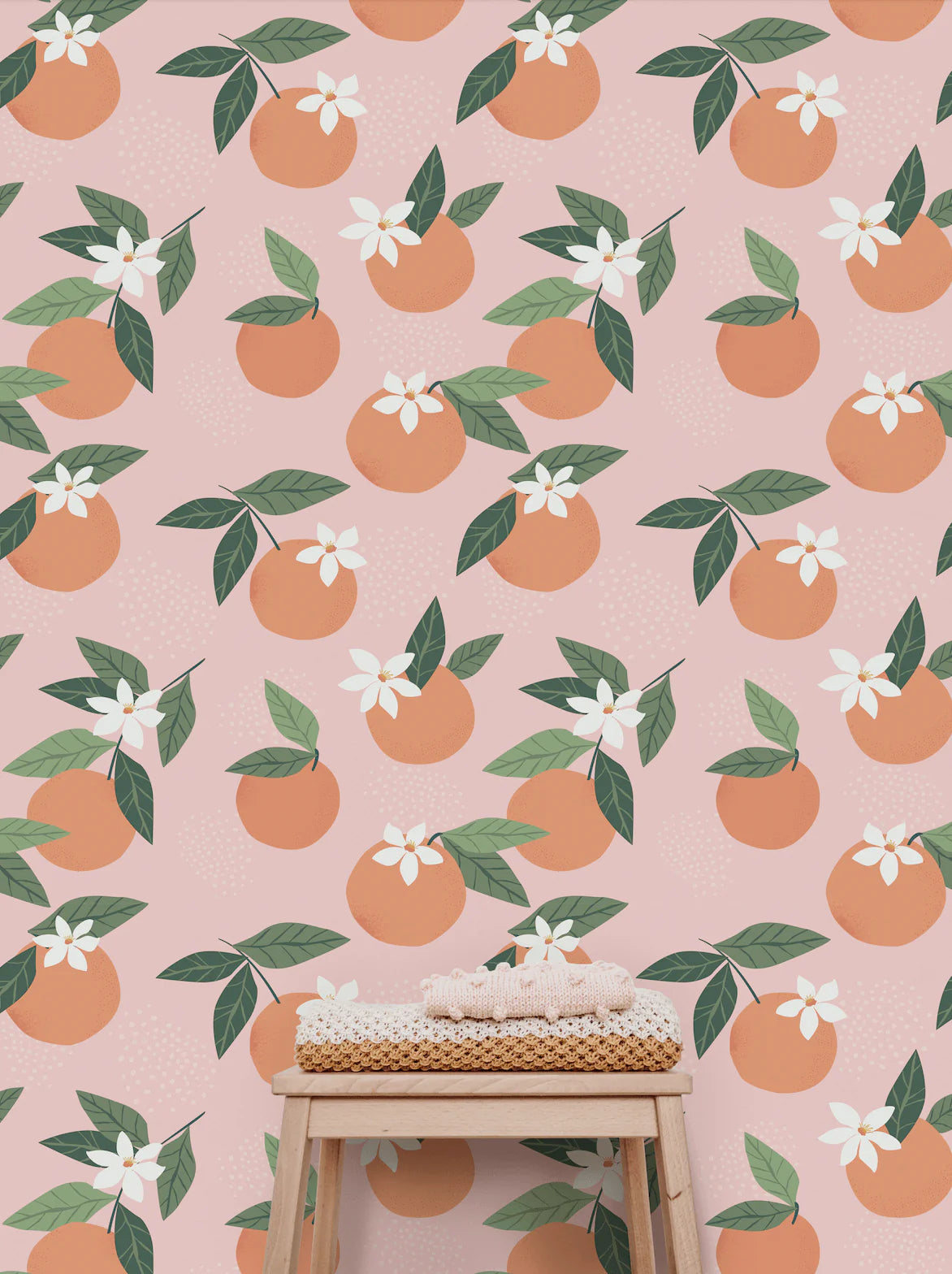 California Orange Peel and Stick Wallpaper