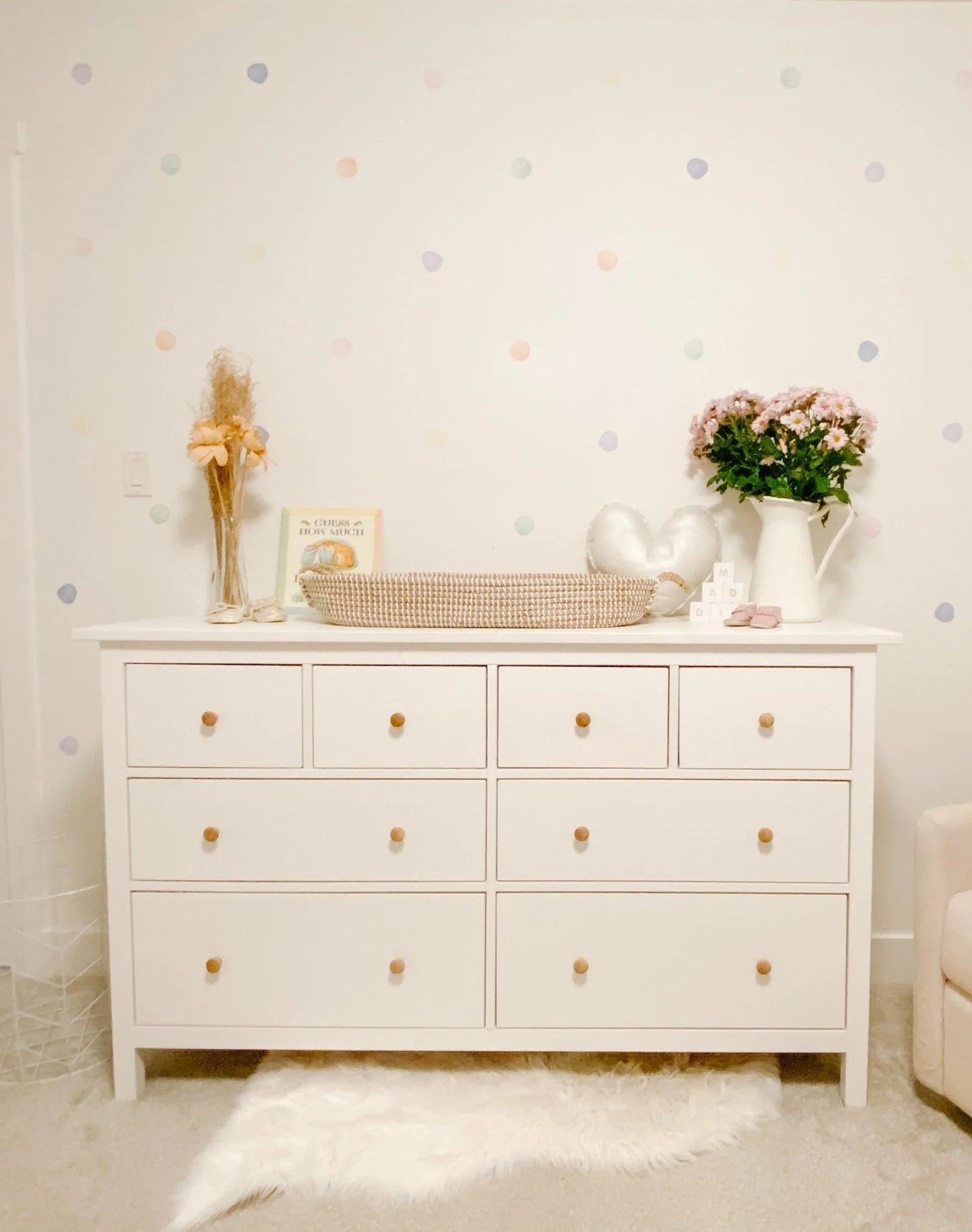 Candy Store Watercolor Wall Dots