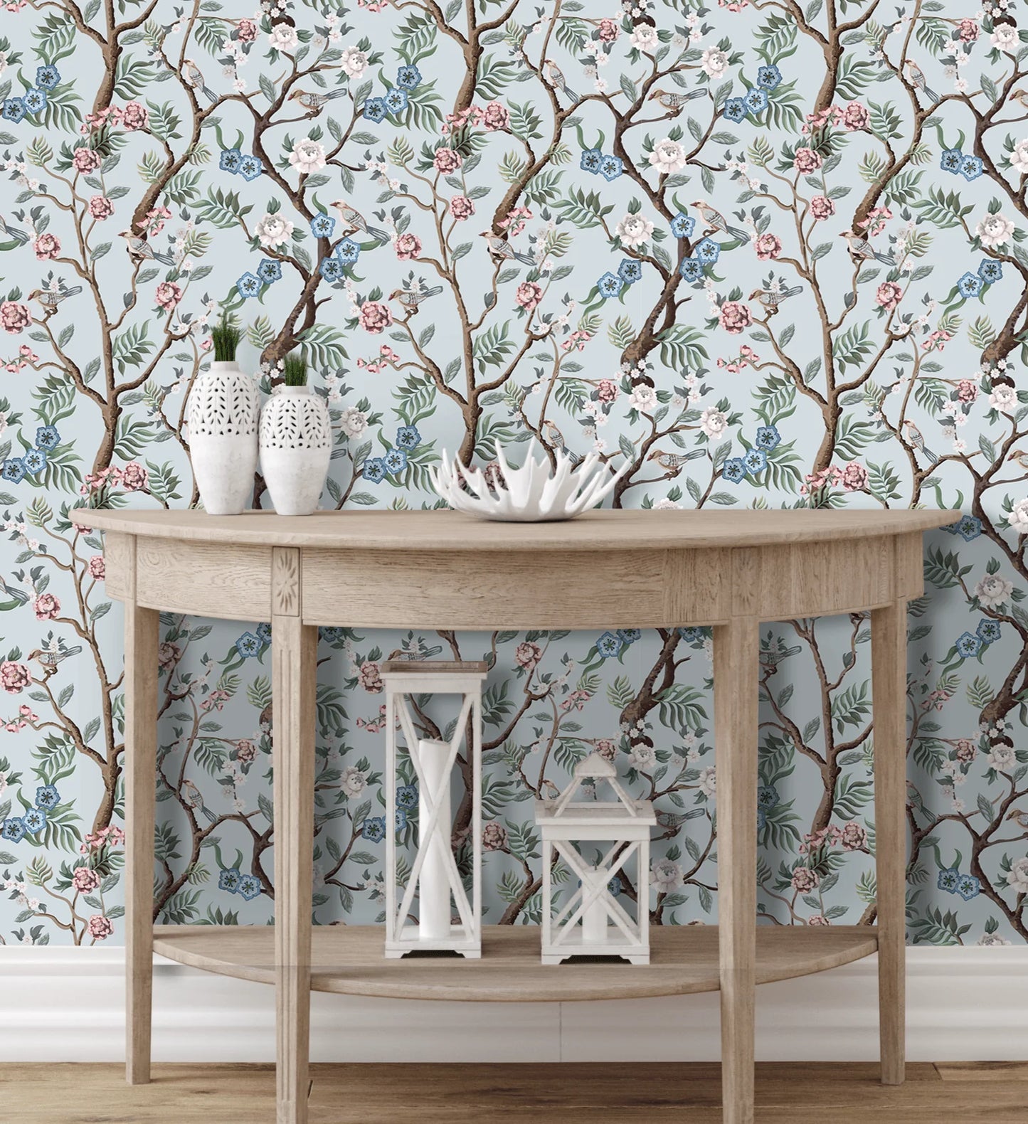 Chinoiserie Peel and Stick Wallpaper