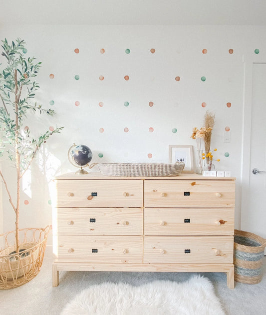 Clay Watercolor Wall Dots