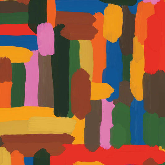 Colorful Midcentury Wallpaper For Walls (Easy Hang)