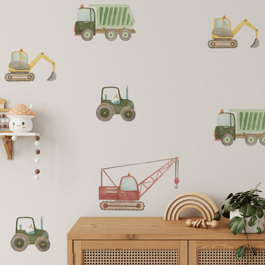 Construction Wall Stickers