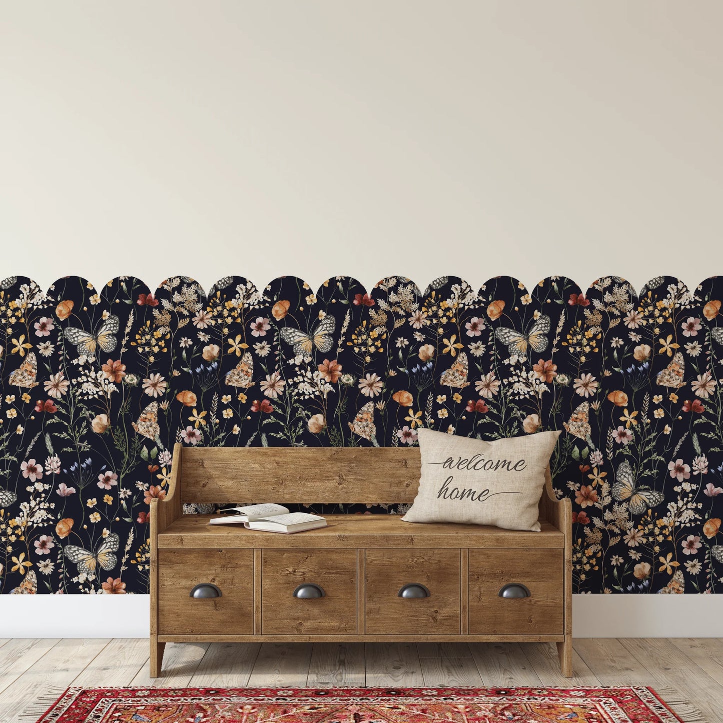 Custom Design Scallop Half Wall Panels
