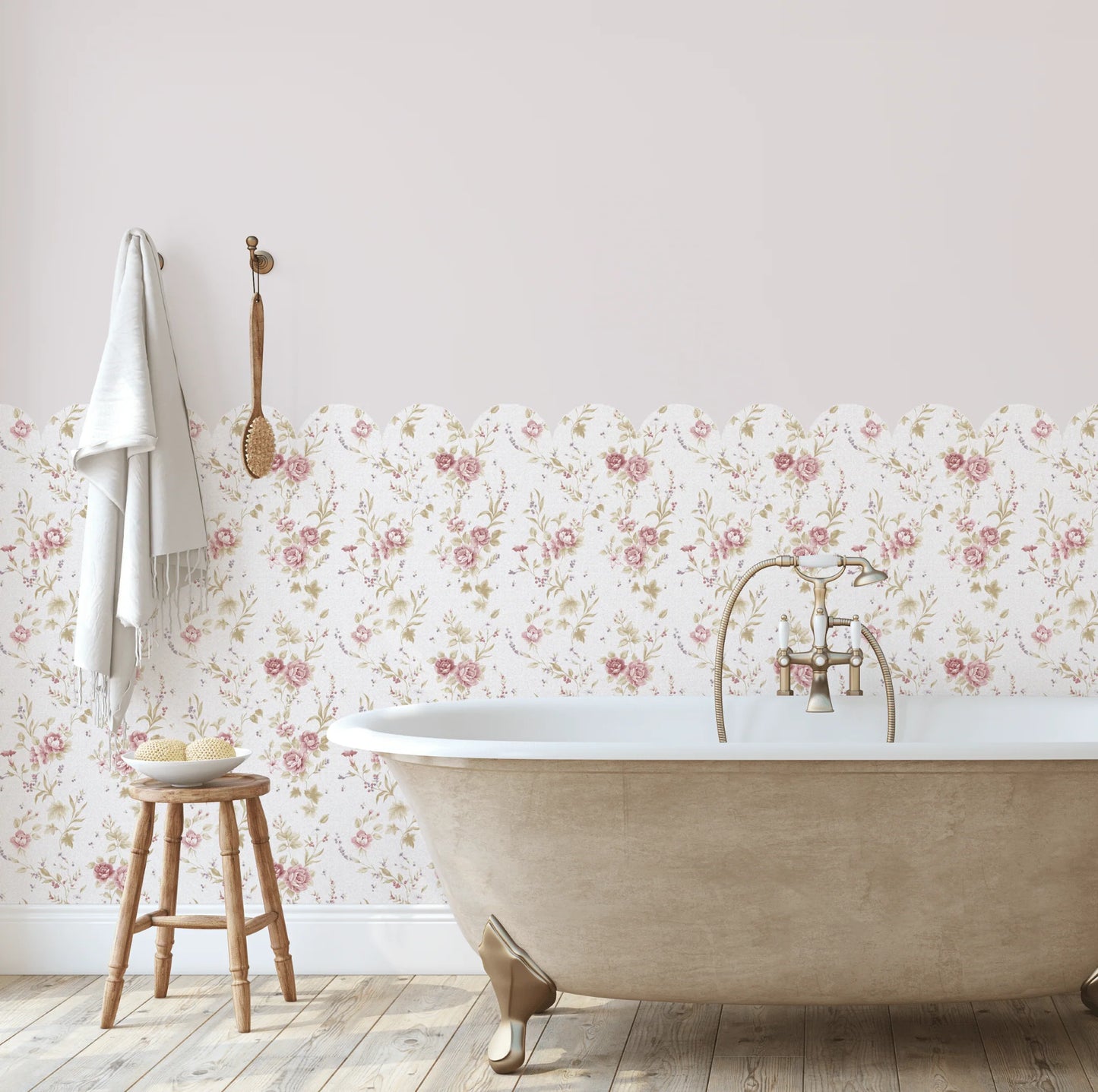 Custom Design Scallop Half Wall Panels