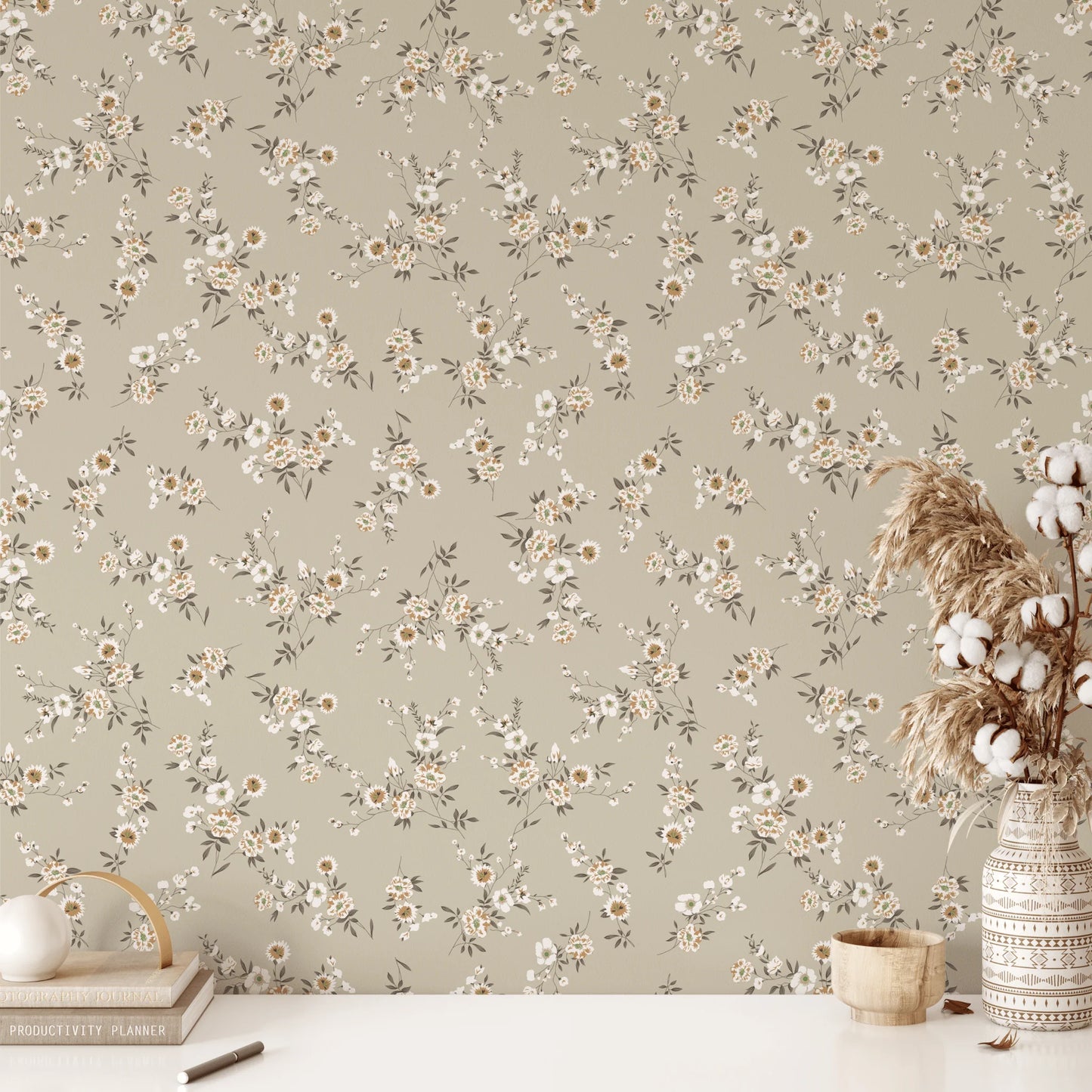 Dainty Flower Peel and Stick Wallpaper