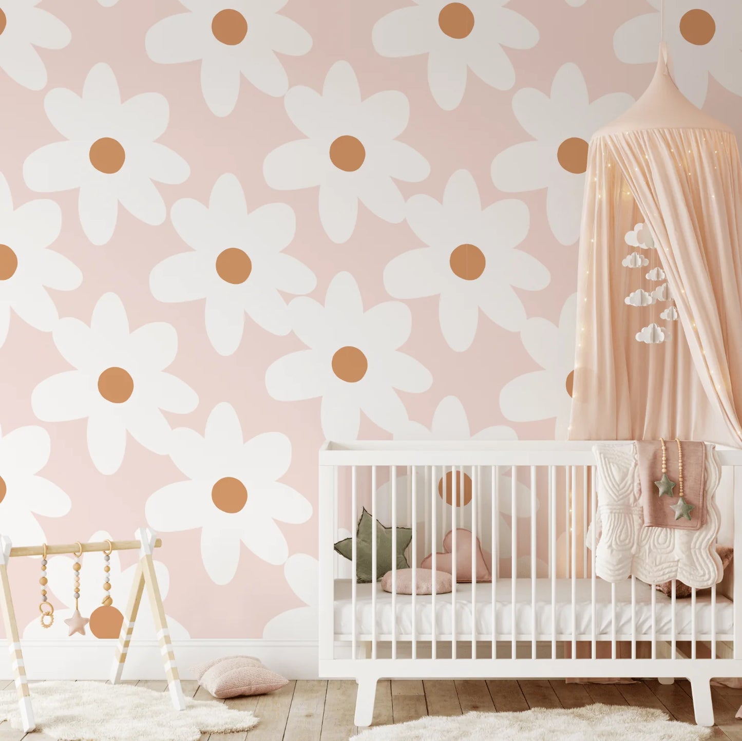 Daisy Days Peel and Stick Wallpaper
