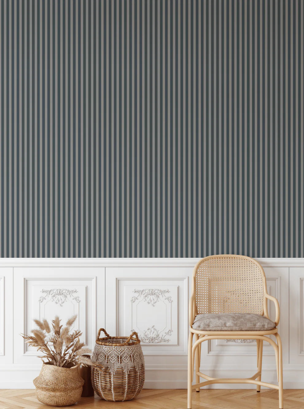 Designer Stripe Peel and Stick Wallpaper