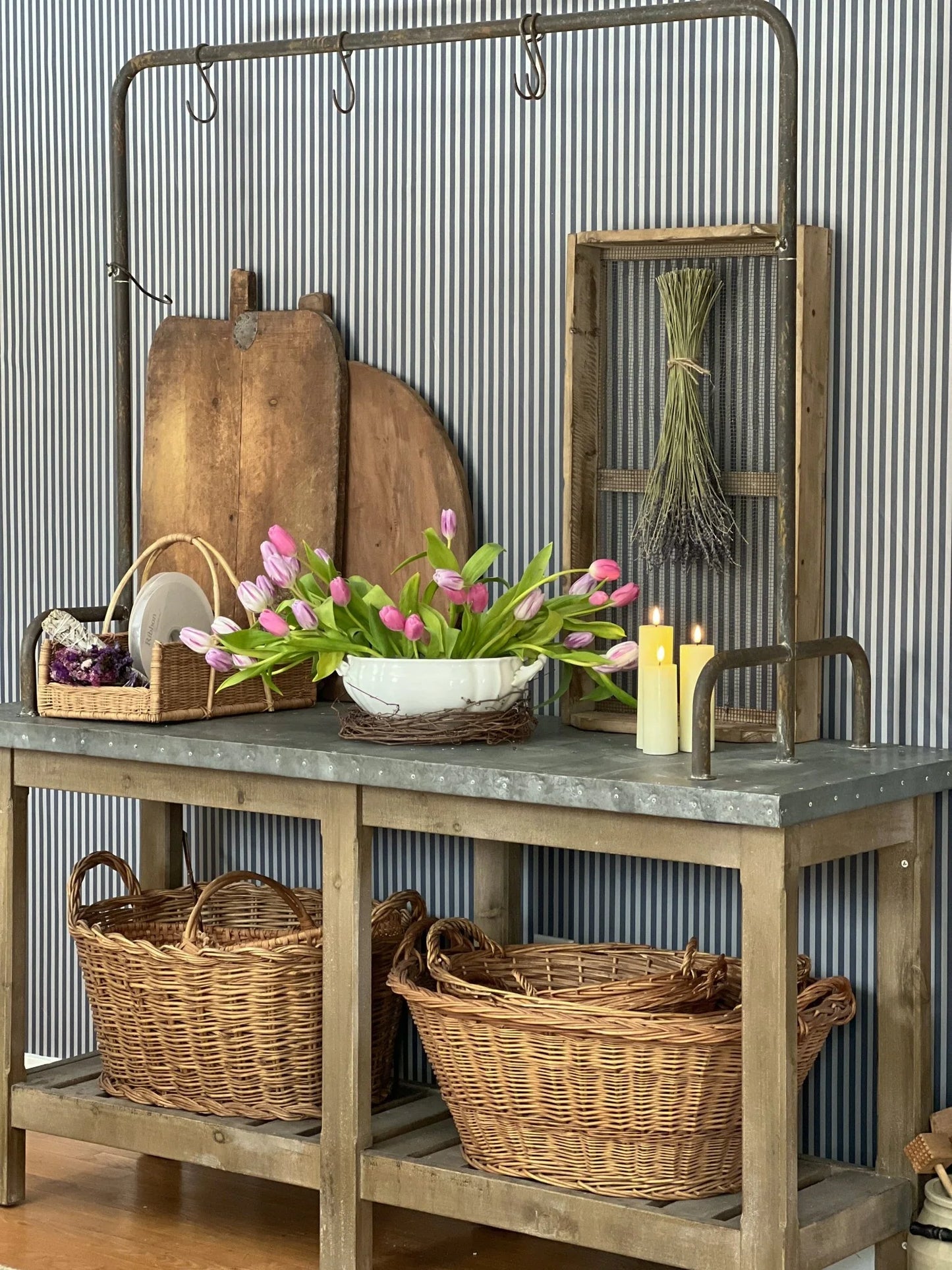 Designer Stripe Peel and Stick Wallpaper