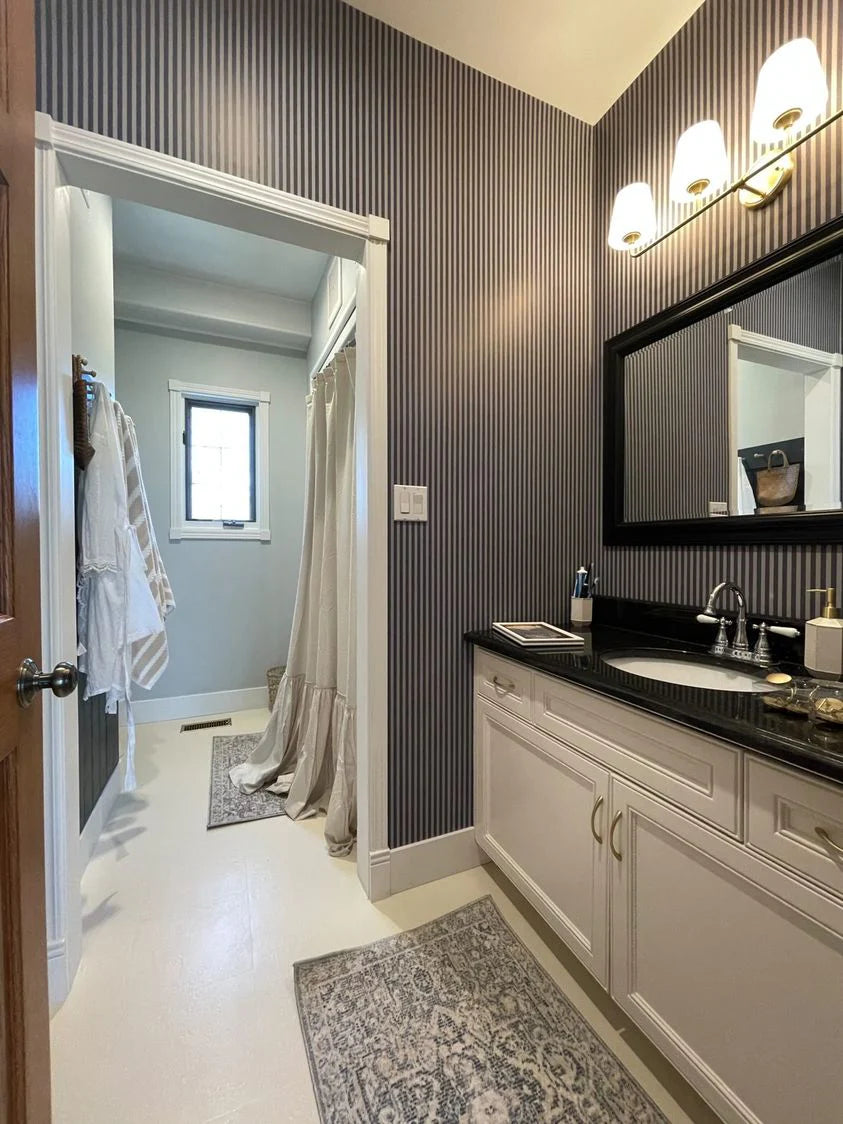 Designer Stripe Peel and Stick Wallpaper