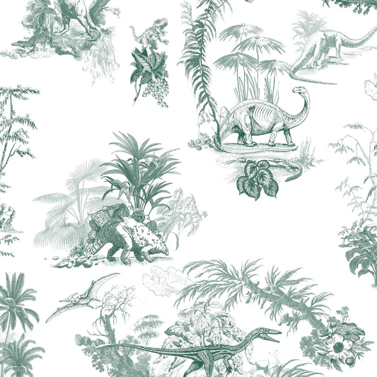 Dinosaur Toile Wallpaper