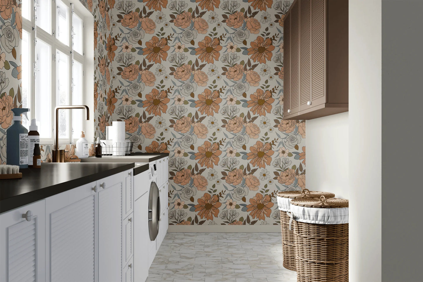 Ditsy Floral Peel and Stick Wallpaper