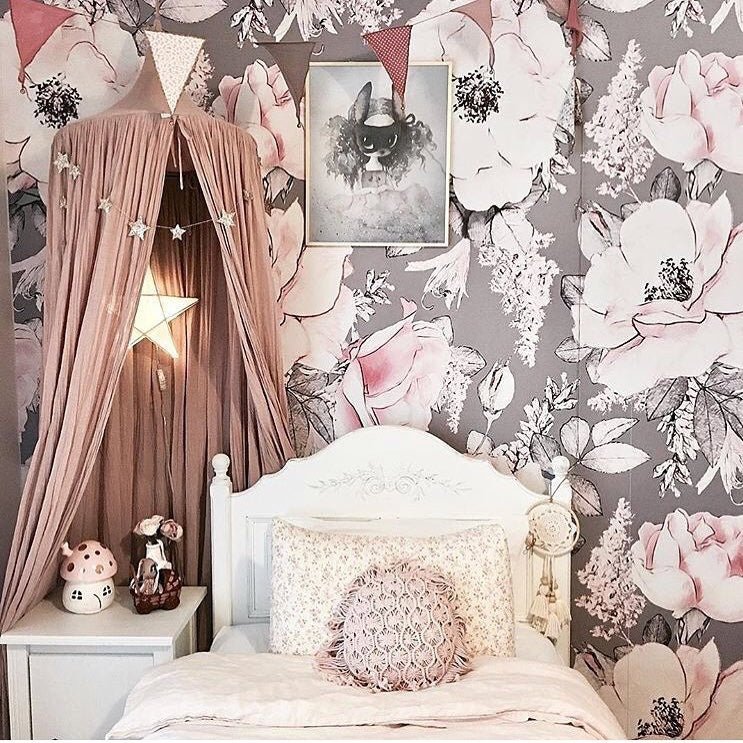 Dusty Rose Peel and Stick Wallpaper