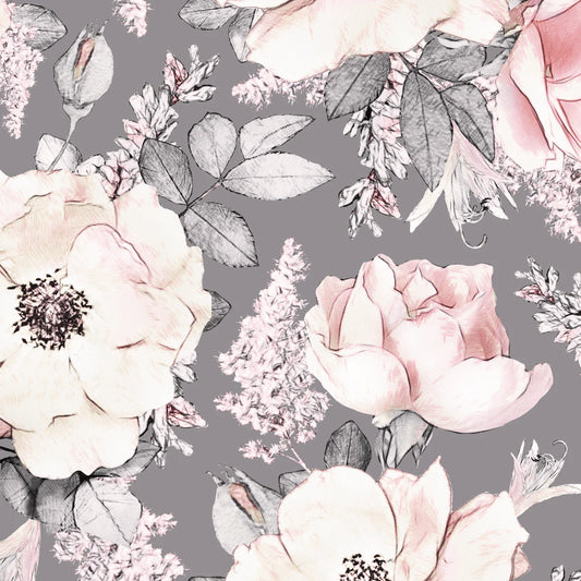 Dusty Rose Peel and Stick Wallpaper