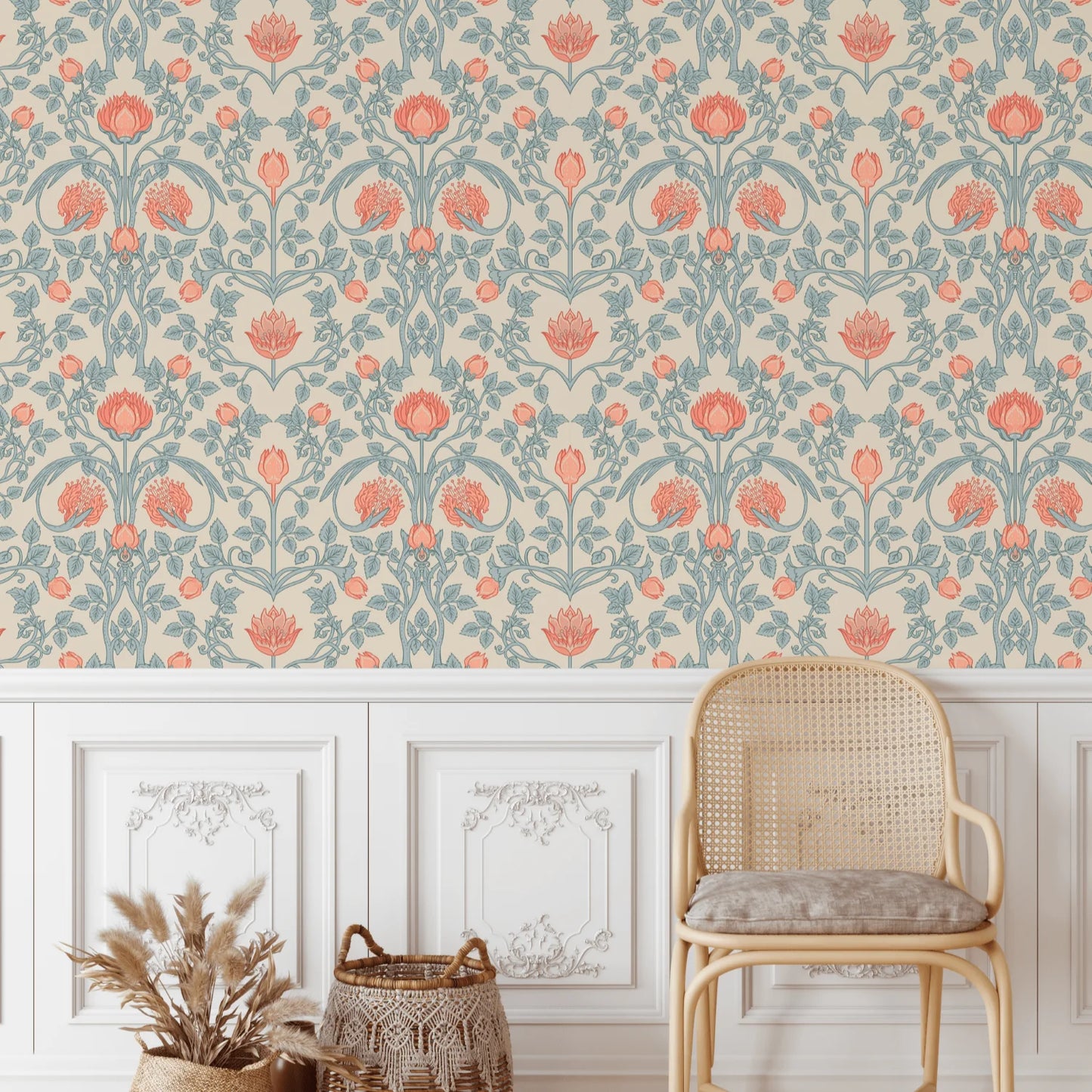 Enchanted Flowers Peel and Stick Wallpaper