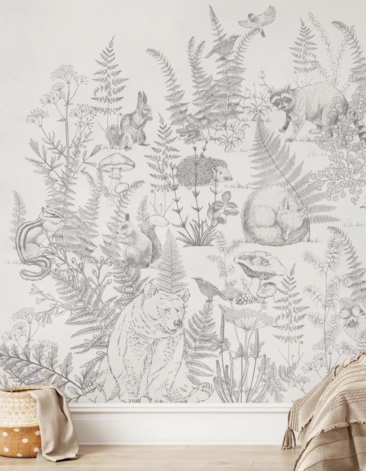 Forest Animals Wall Mural