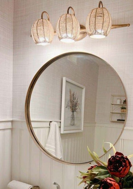 Grasscloth Peel and Stick Wallpaper (Faux)