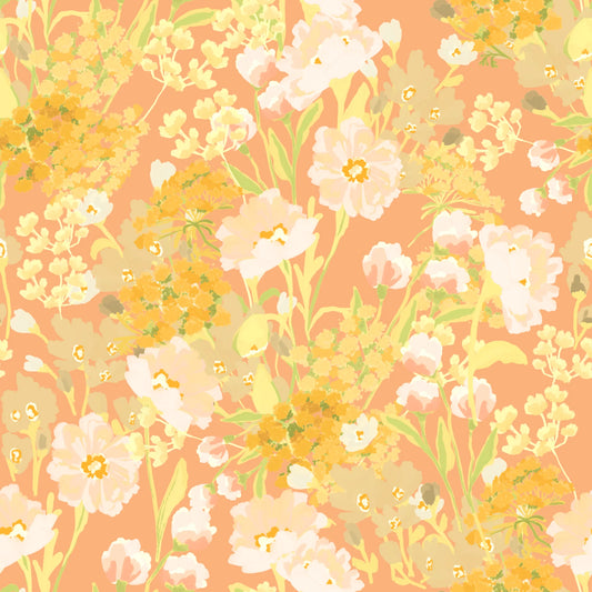Happy Floral Peel and Stick Wallpaper