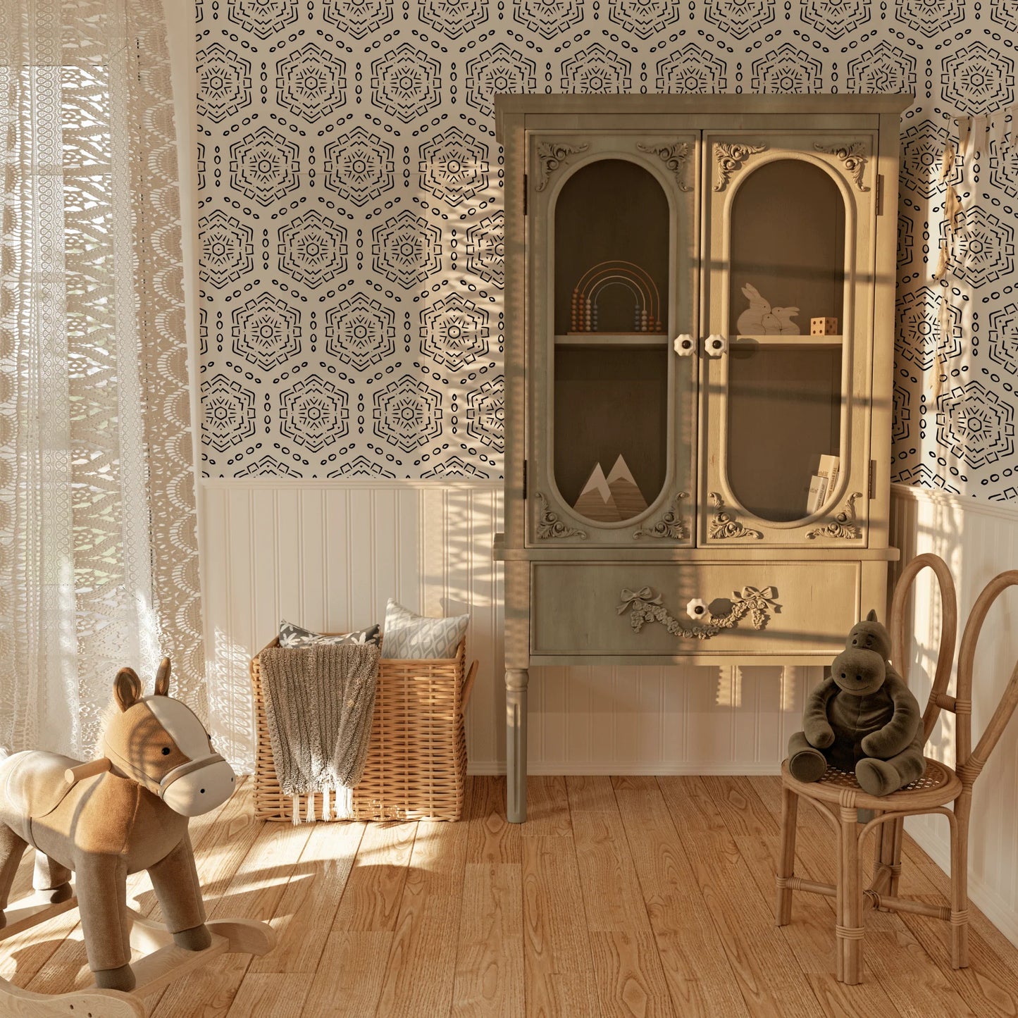 Hexagon Wallpaper, Peel & Stick and Removable