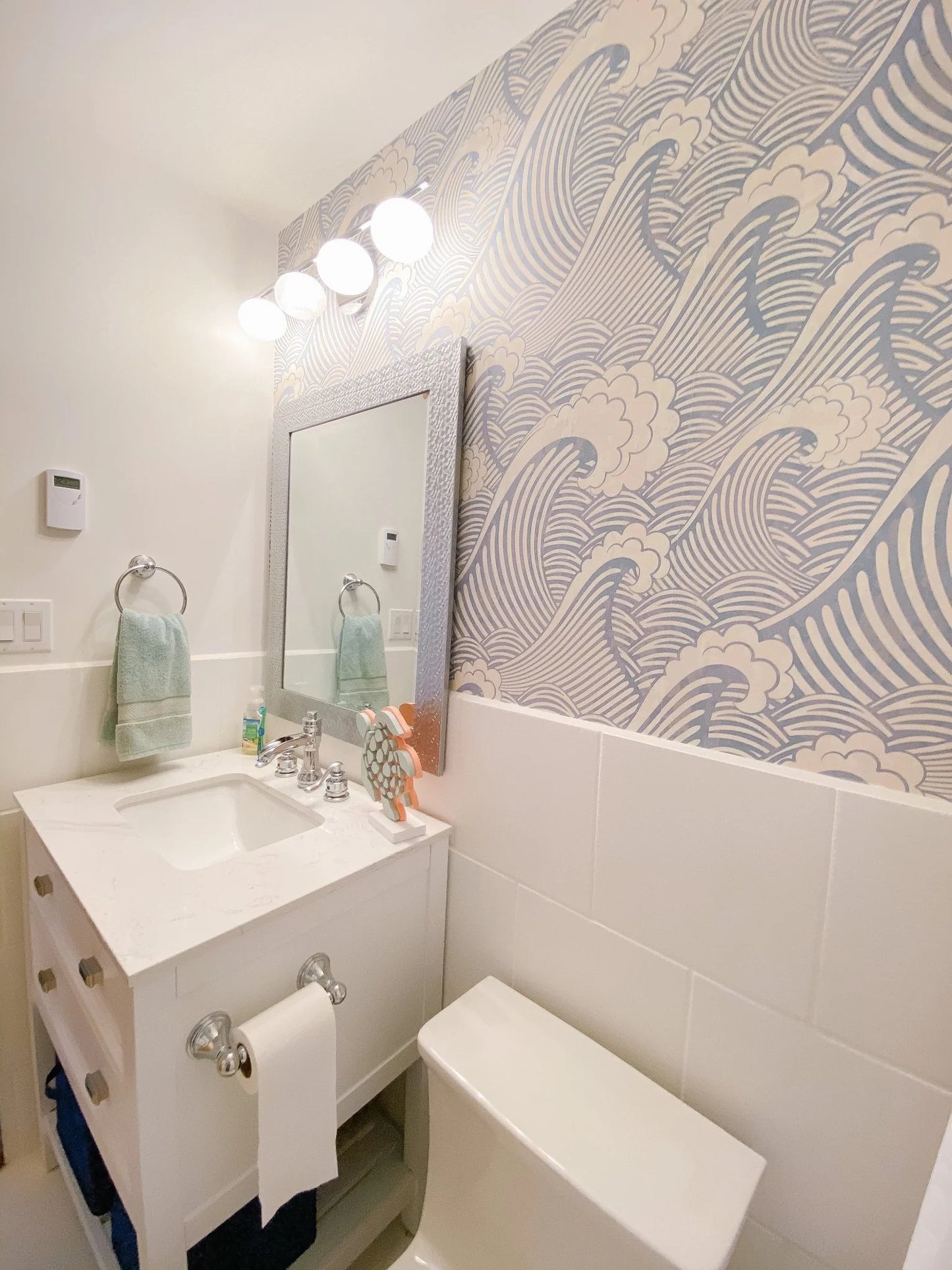 Japanese Wave Peel and Stick Wallpaper