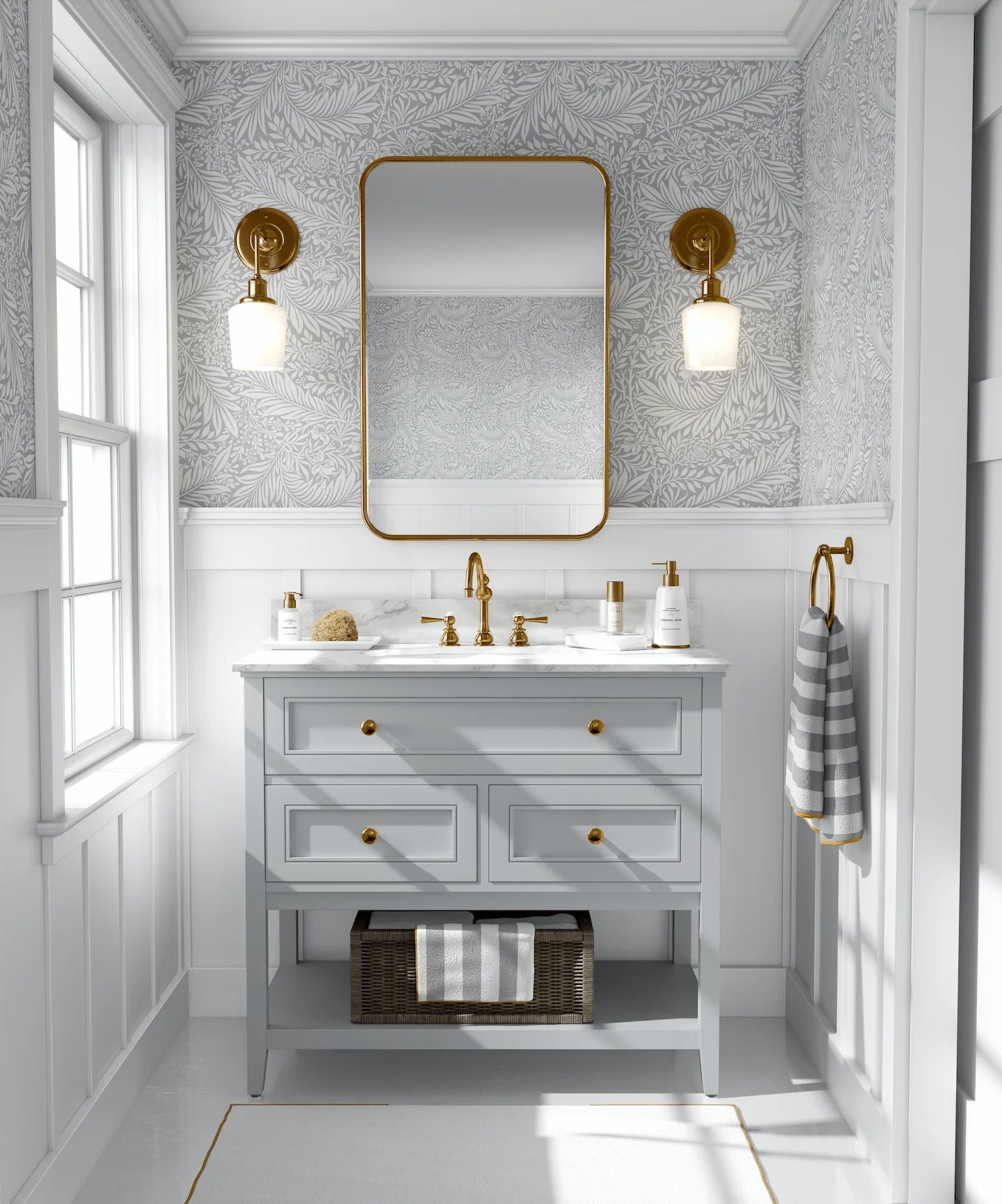 Larkspur Peel and Stick Wallpaper