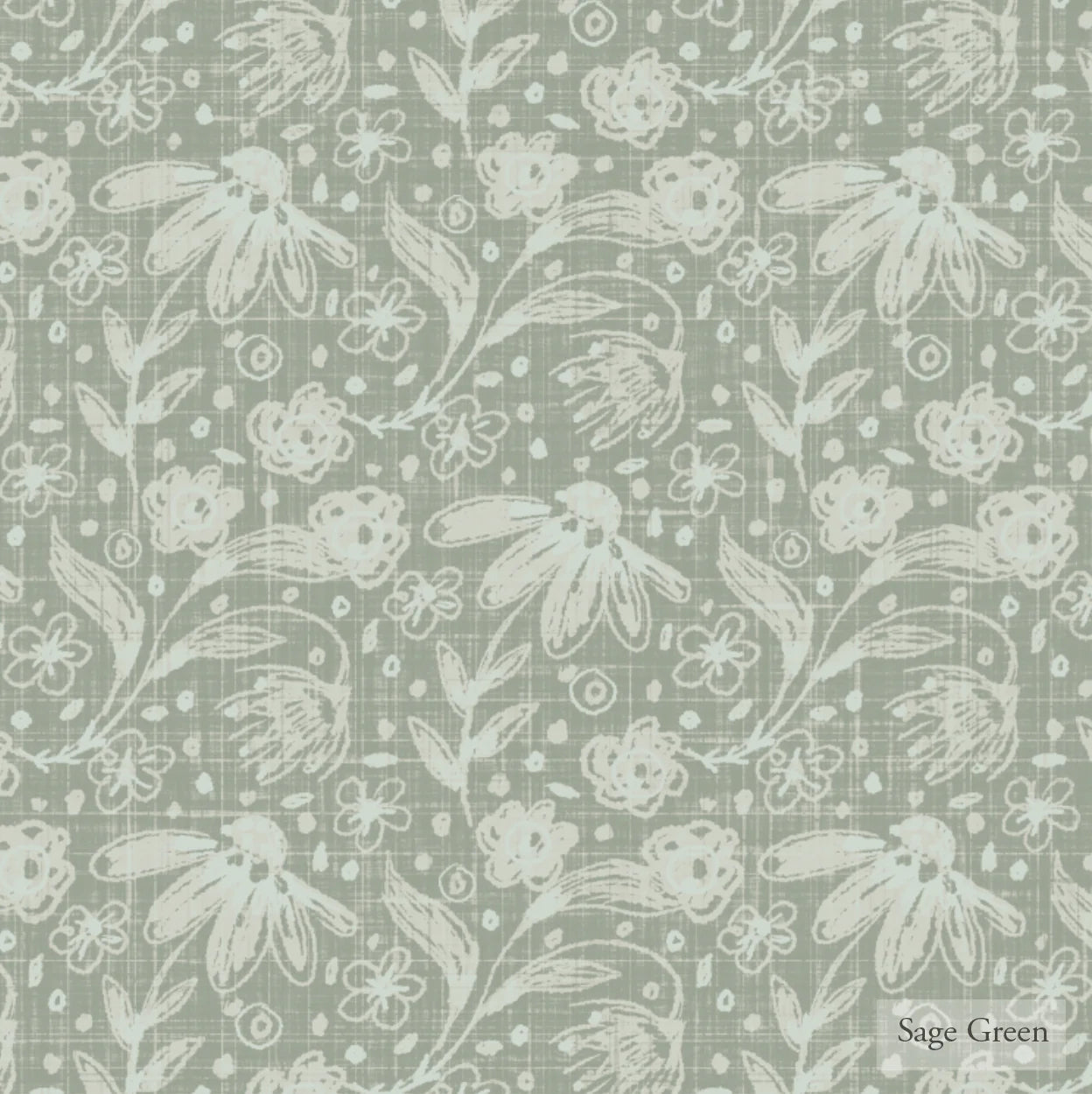 Lichen Green Peel and Stick Wallpaper