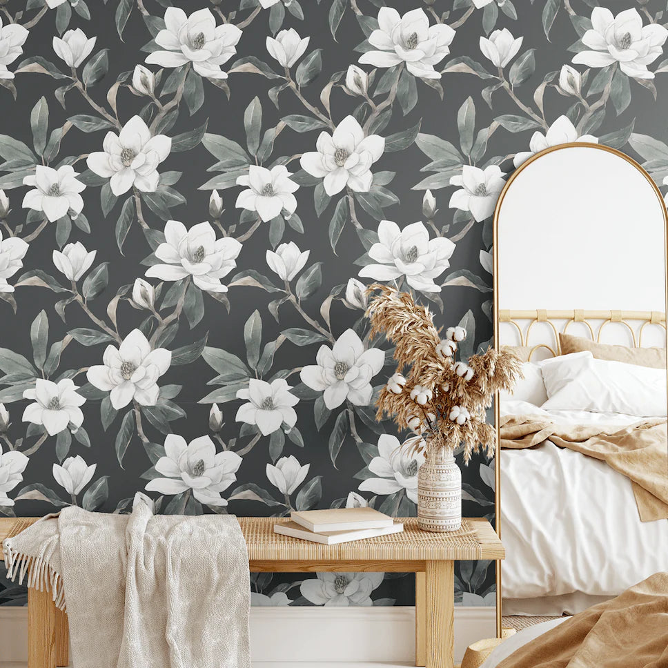 Magnolia Peel and Stick Wallpaper