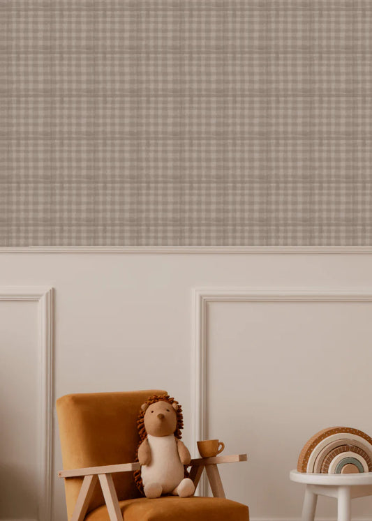 Mini Plaid Check Wallpaper, Peel & Stick and Removable