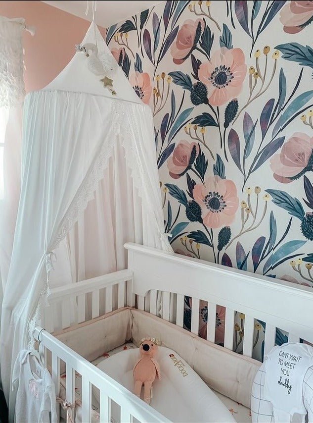 Moody Floral Peel and Stick Wallpaper