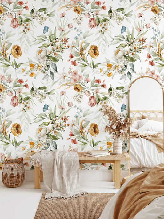 Nature Inspired Removable Wallpaper (Peel and Stick)