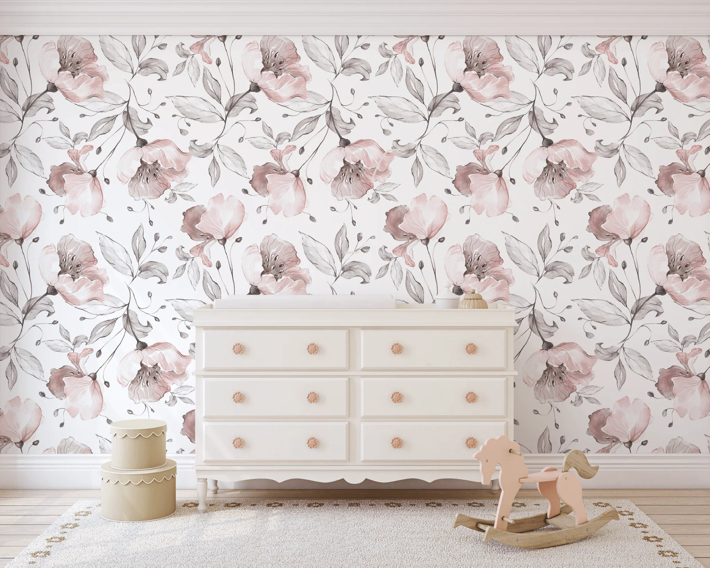 Once Upon A Flower Peel and Stick Wallpaper
