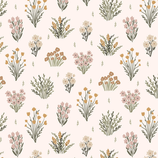 Pastel Flower Peel and Stick Wallpaper