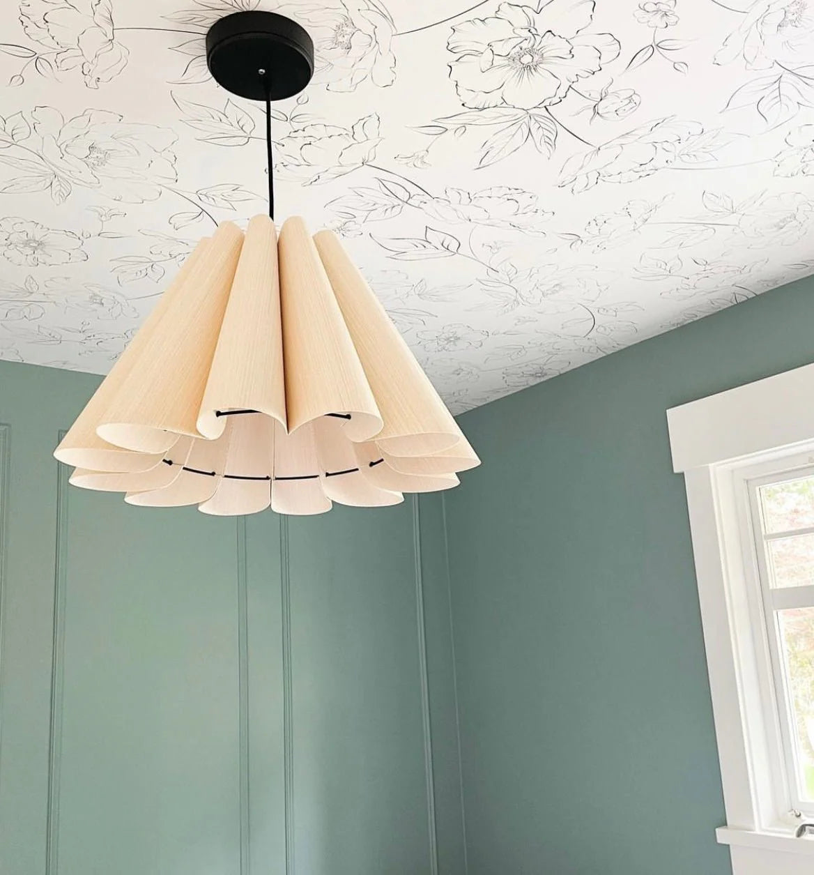 Peony Floral Peel and Stick Wallpaper