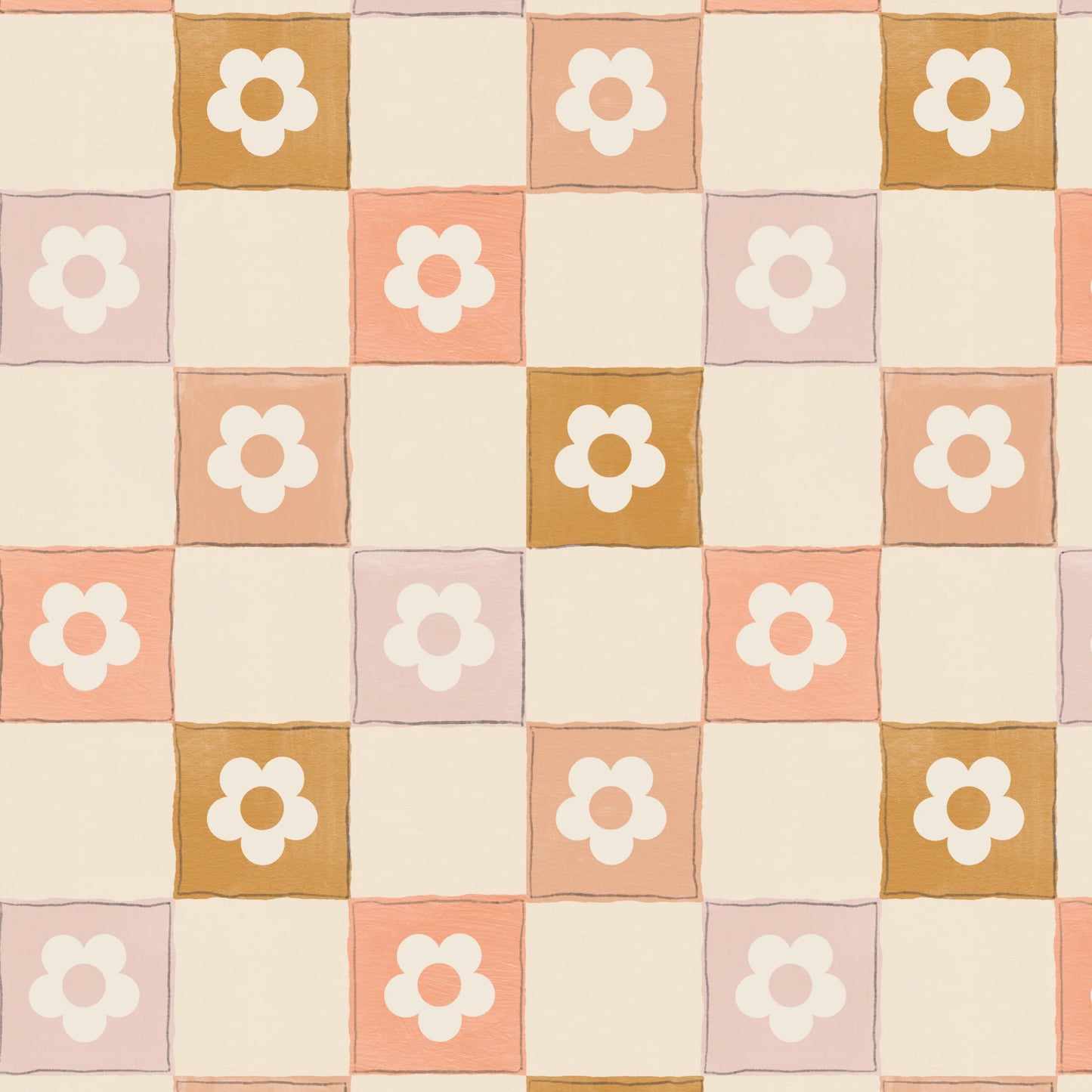 Picnic Check Peel and Stick Wallpaper