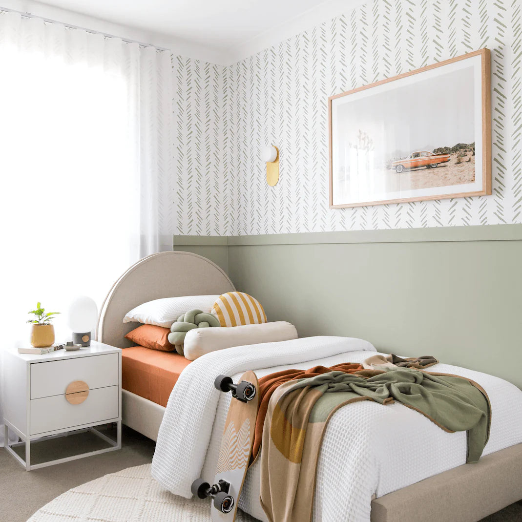 Helsinki Sage Peel and Stick Wallpaper