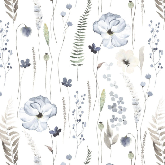 Peel and Stick Floral Wallpaper – Removable Wallpaper for Walls - Secret Garden