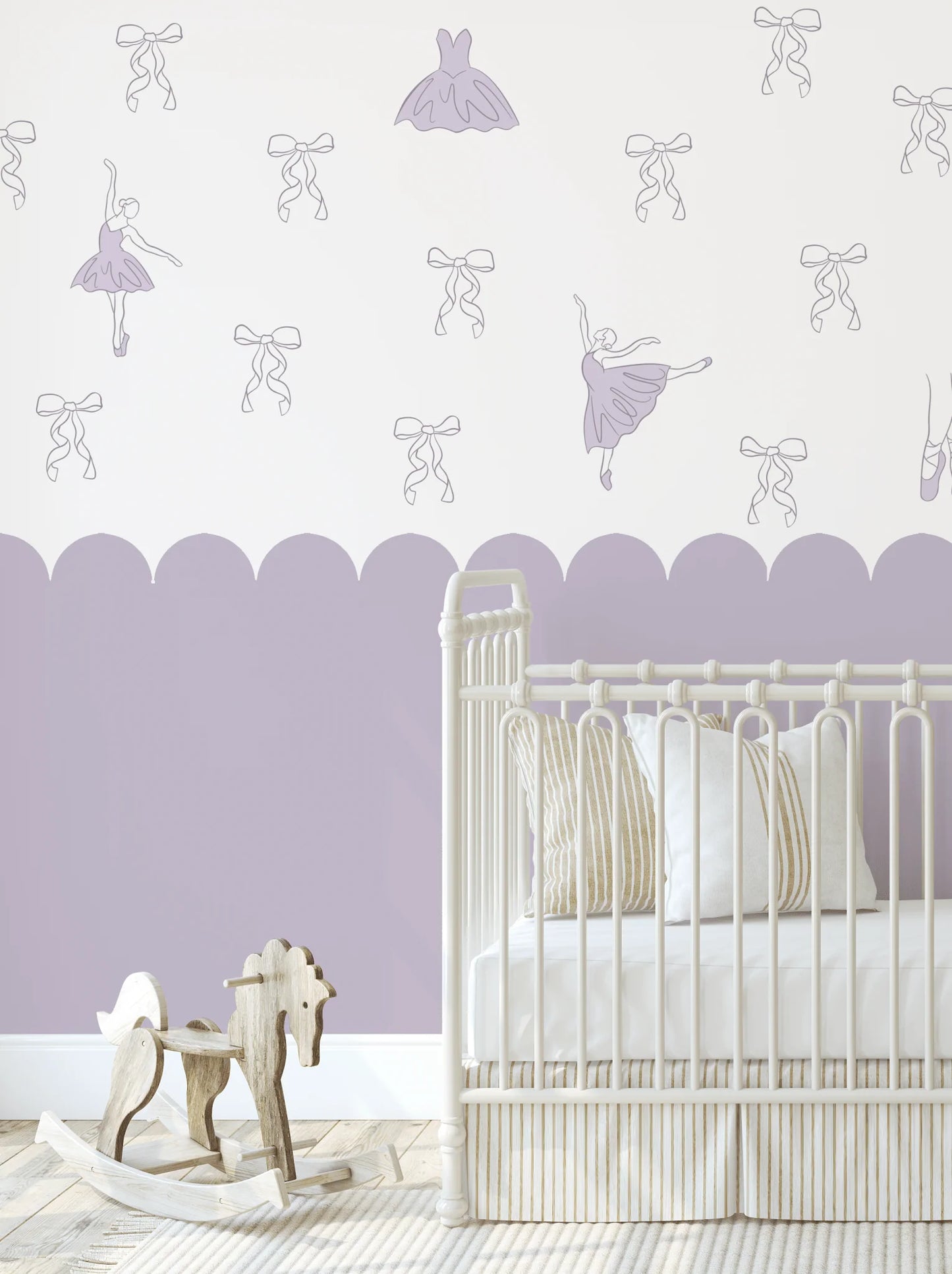Simple Ballerina Decals (Peel and Stick Decals)