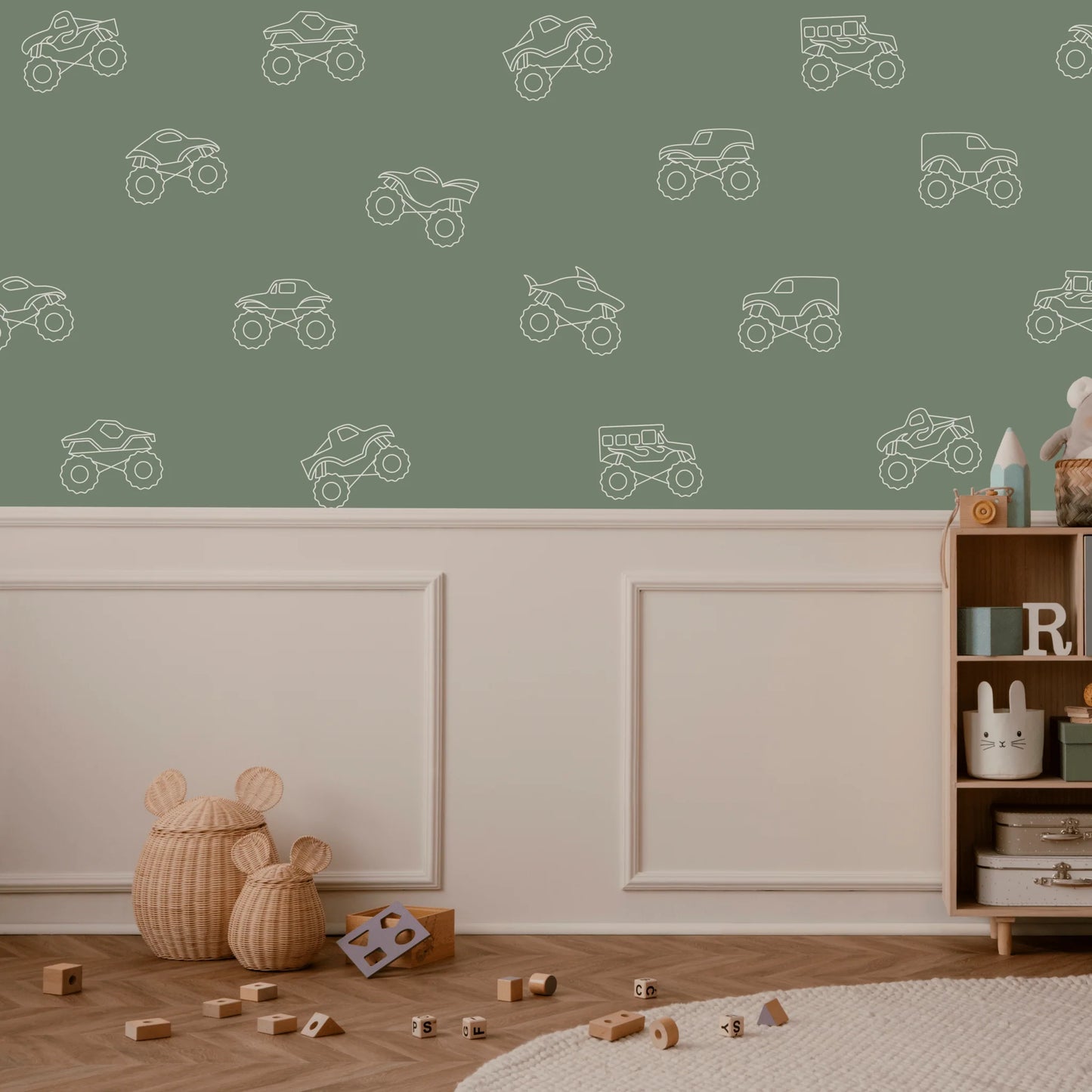 Simple Monster Truck Decals (Peel and Stick Decals)