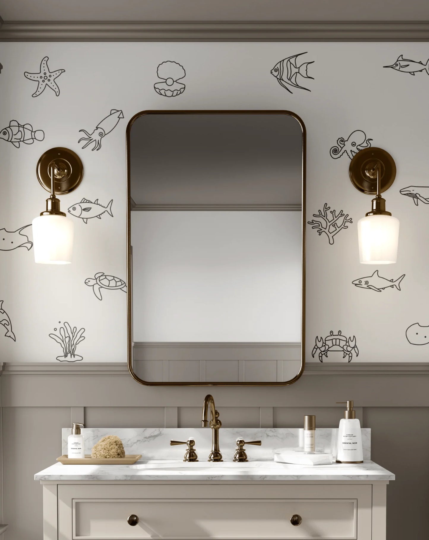 Simple Underwater Decals (Peel and Stick Decals)