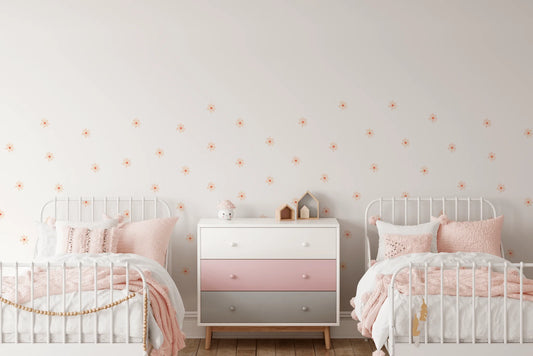 Small Daisy Floral Wall Decals