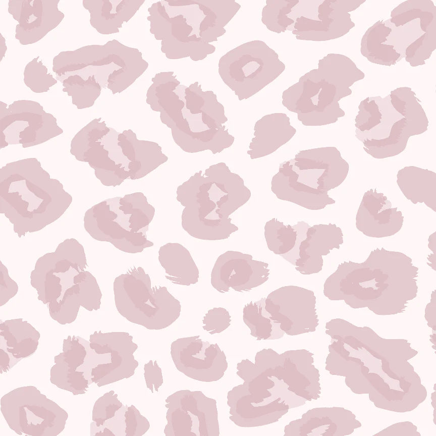 Soft Pink Animal Print Peel and Stick Wallpaper