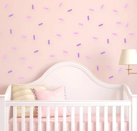 Sprinkle Wall Decals - Self Adhesive Stickers