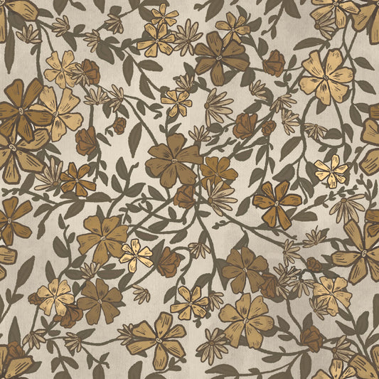 Subtle Floral Peel and Stick Wallpaper (Self-Adhesive)
