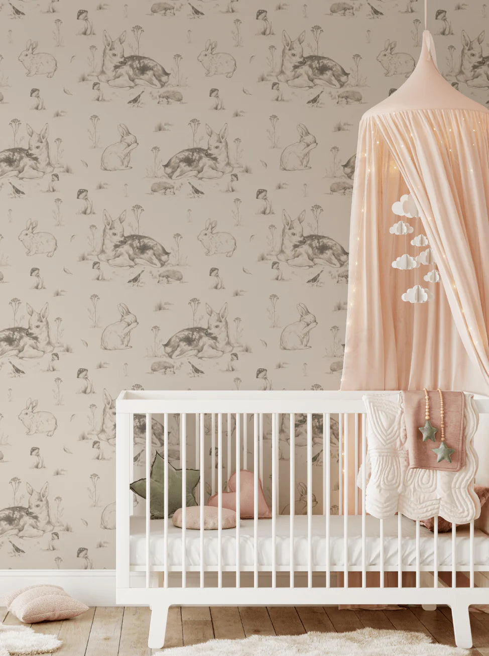Tiptoe Meadow Peel and Stick Wallpaper